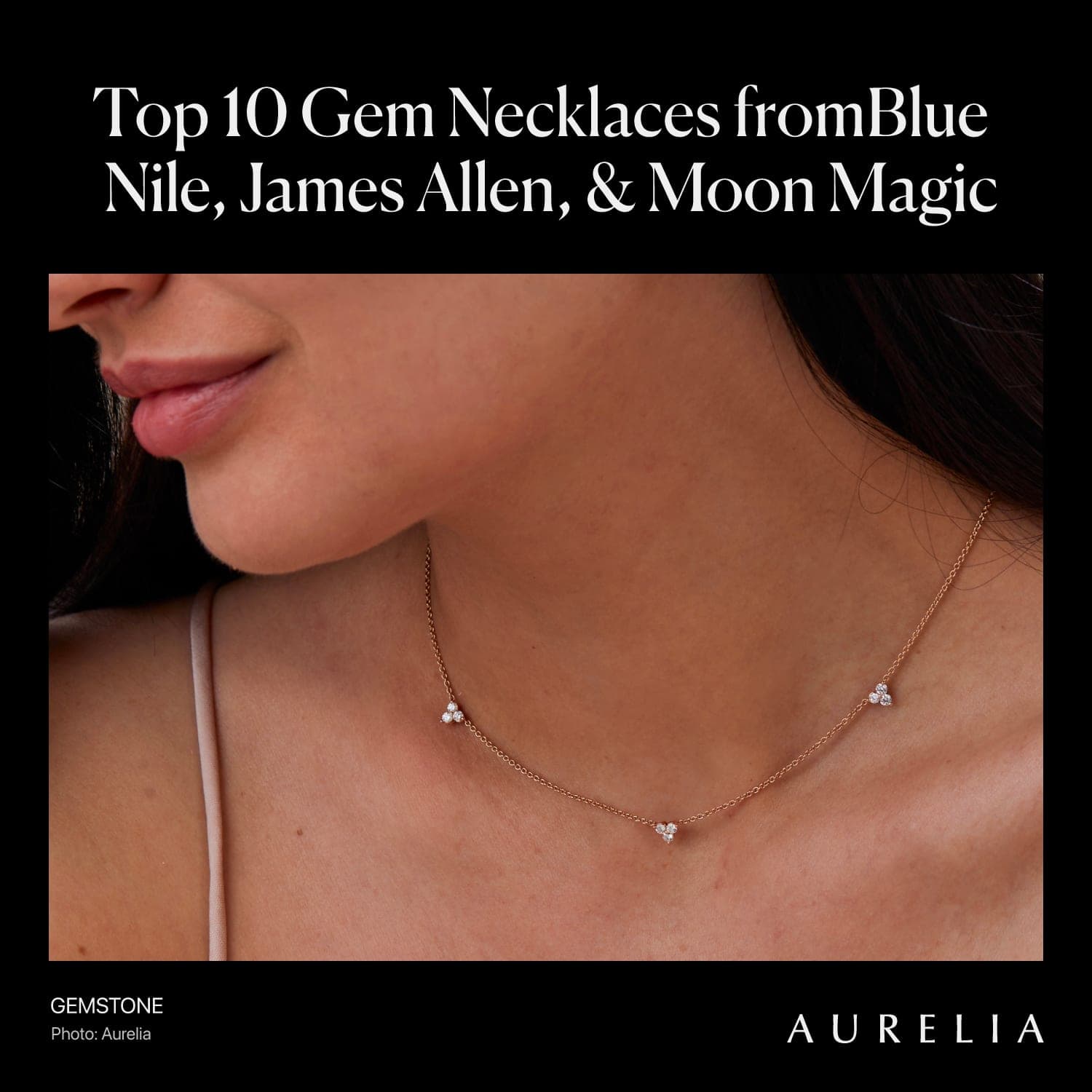Top 10 Exquisite Gem Necklaces: Stunning Pieces from Blue Nile, James Allen, and Moon Magic