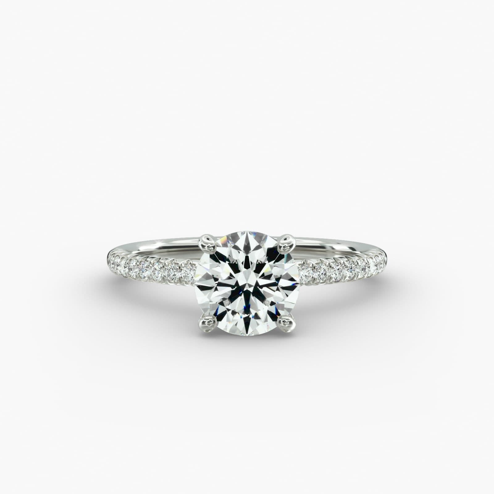 Discover French Cut Pavé engagement rings below 1000. Brilliant diamonds with timeless design from James Allen. Perfect for a sparkling proposal.
