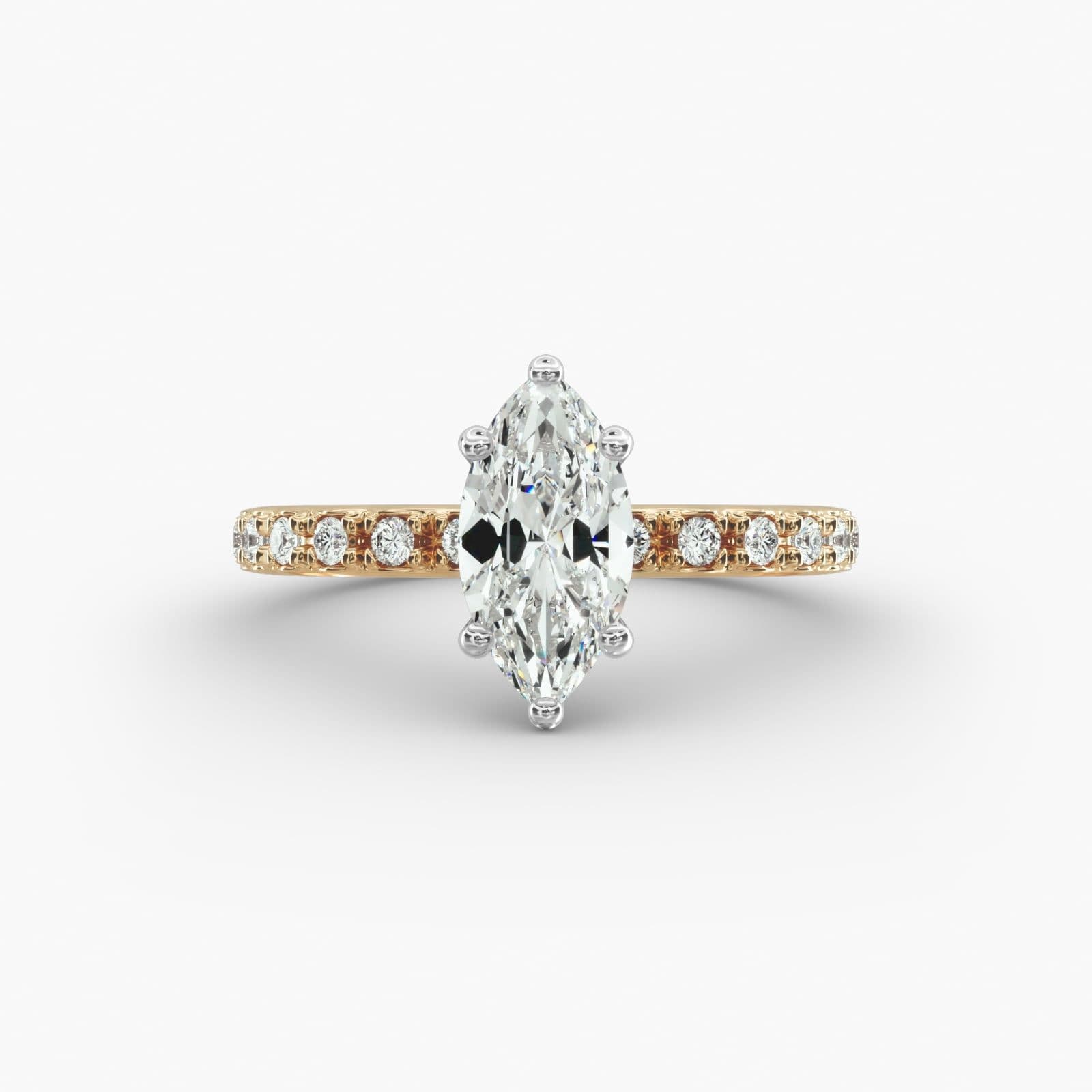 exact lab-grown diamond copy of Selena Gomez engagement ring from James Allen—a stunning 3.09-carat marquise-cut diamond with D color, VVS2 clarity, and excellent polish.